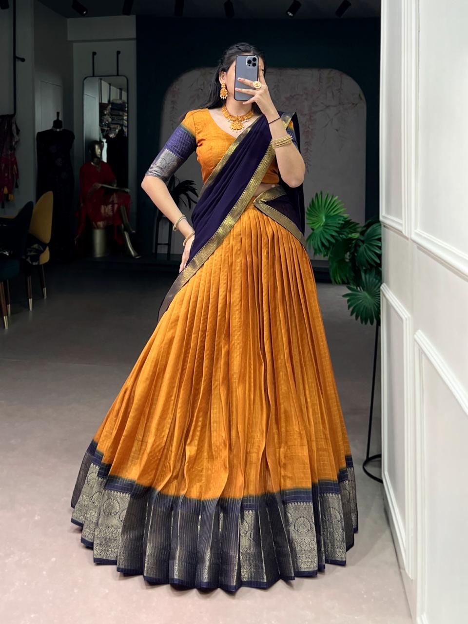 Dola checks lehenga