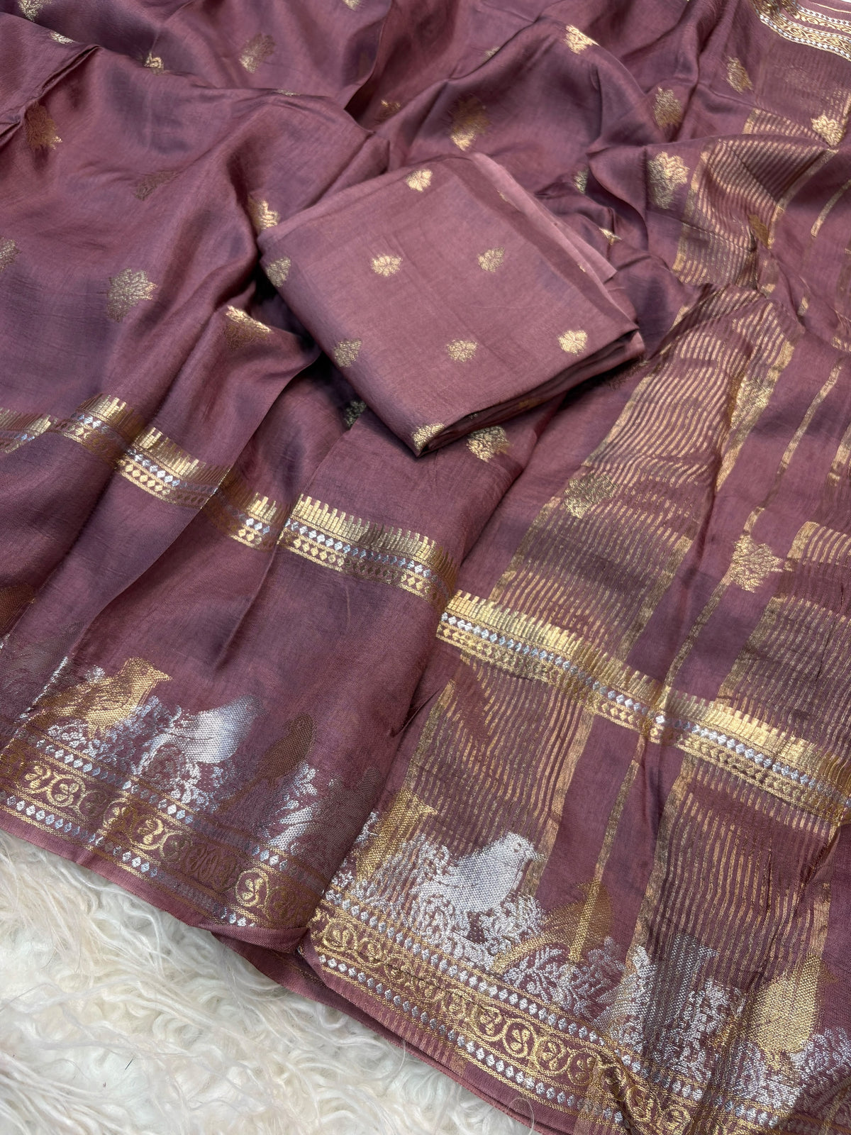 Viscose russian Dola saree✨