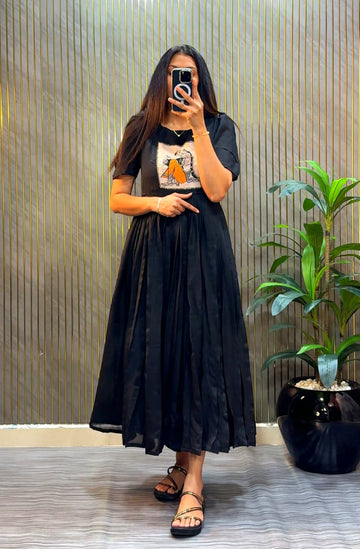 Designer maggam gown
