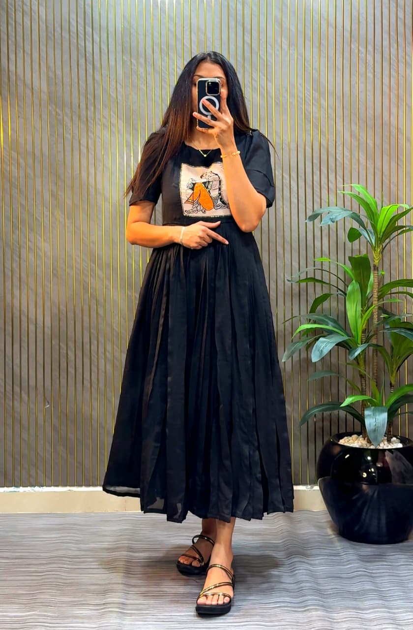 Designer maggam gown