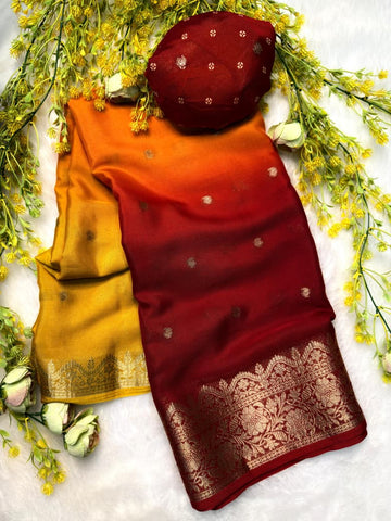 Premium crape silk saree