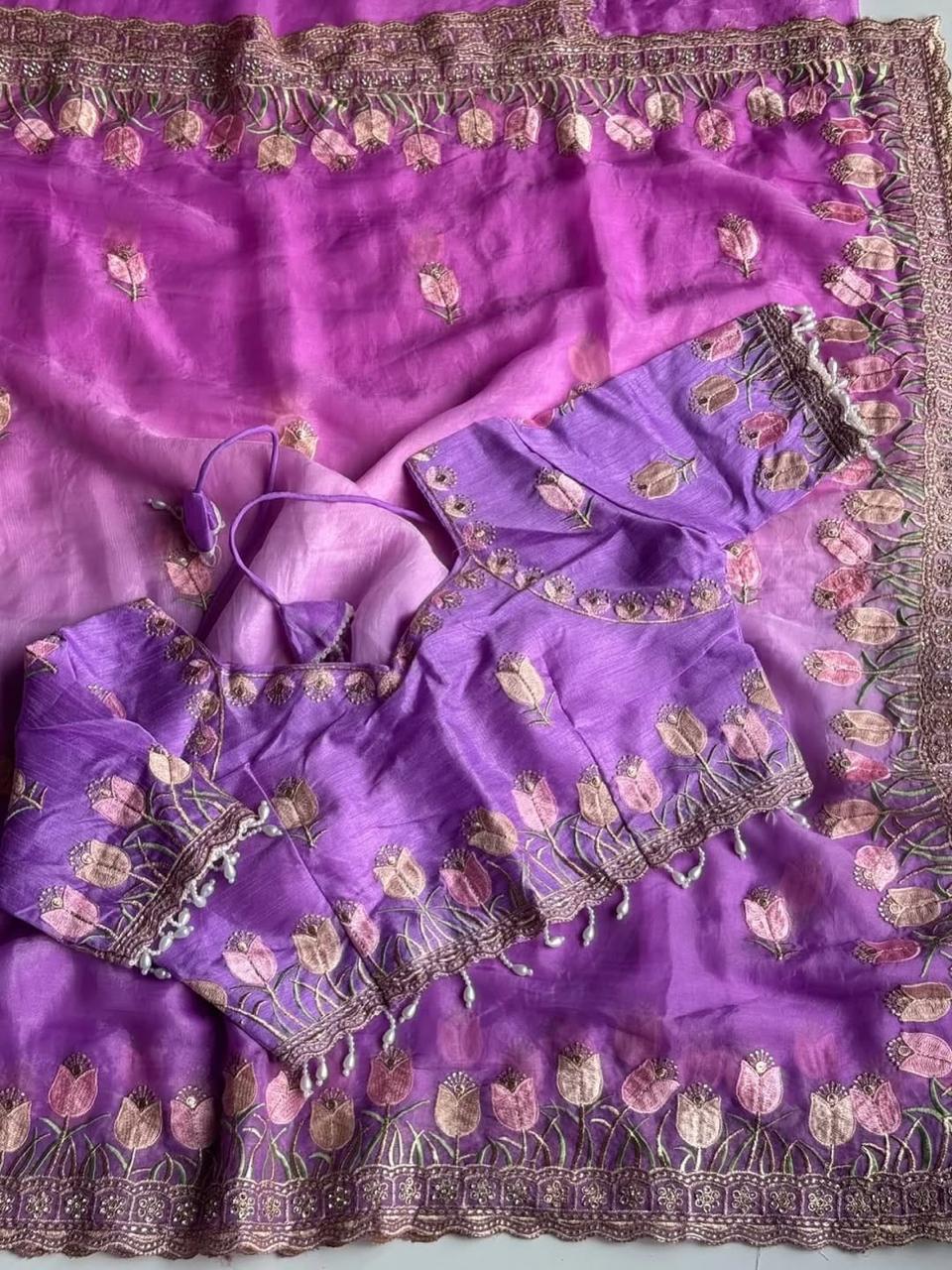 Very Soft and elegant Rich saree