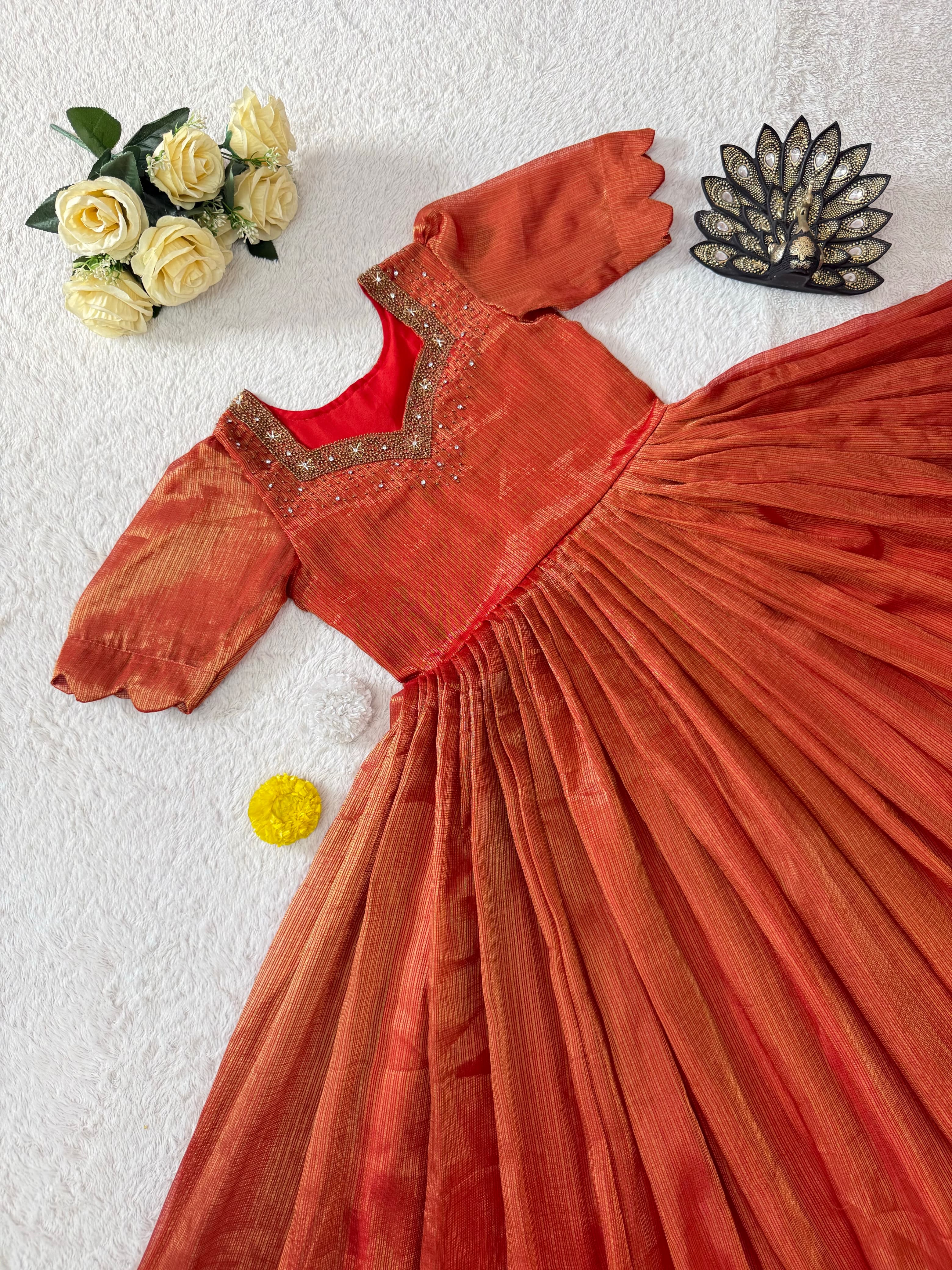 Kota tissue silk gown✨