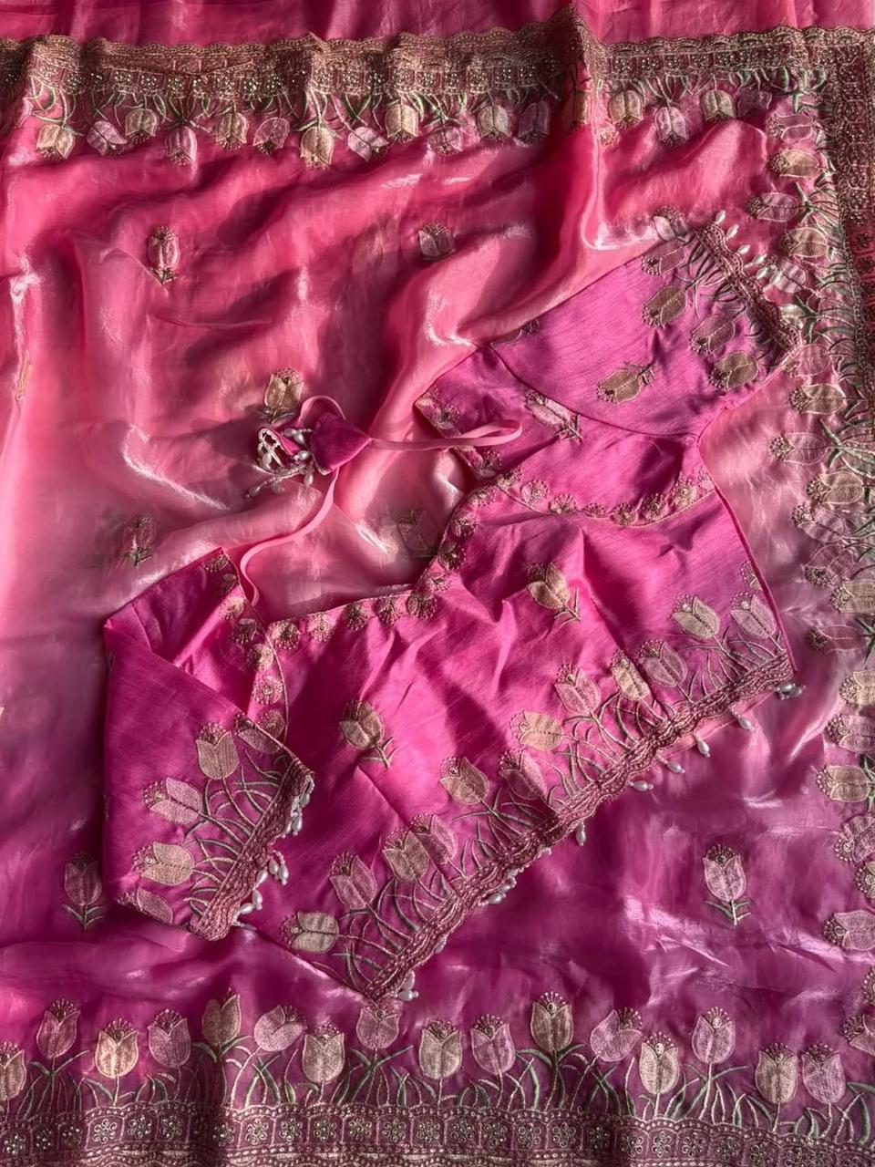 Very Soft and elegant Rich saree