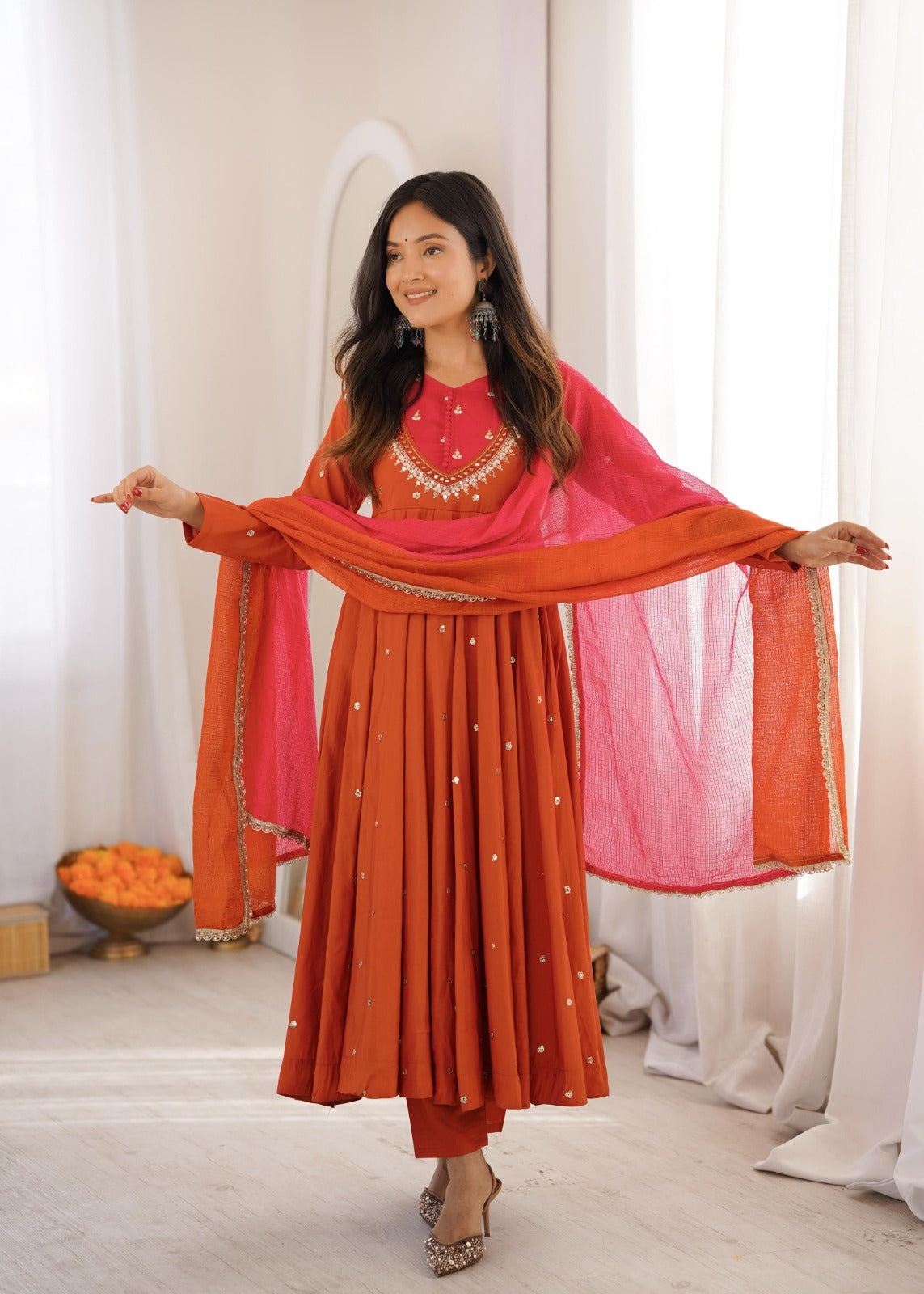 Party wear anarkali suit