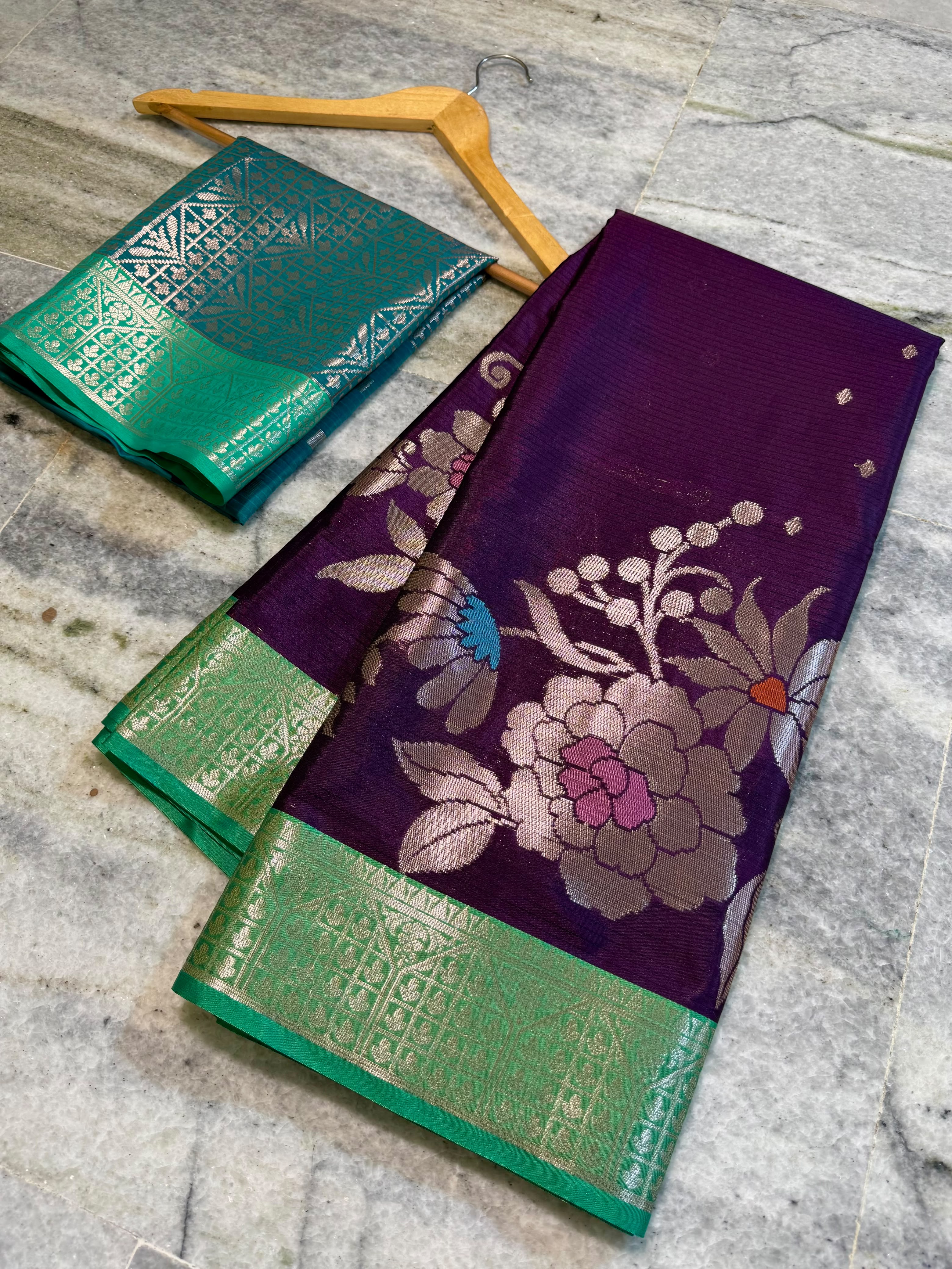 Banarasi katan silk saree