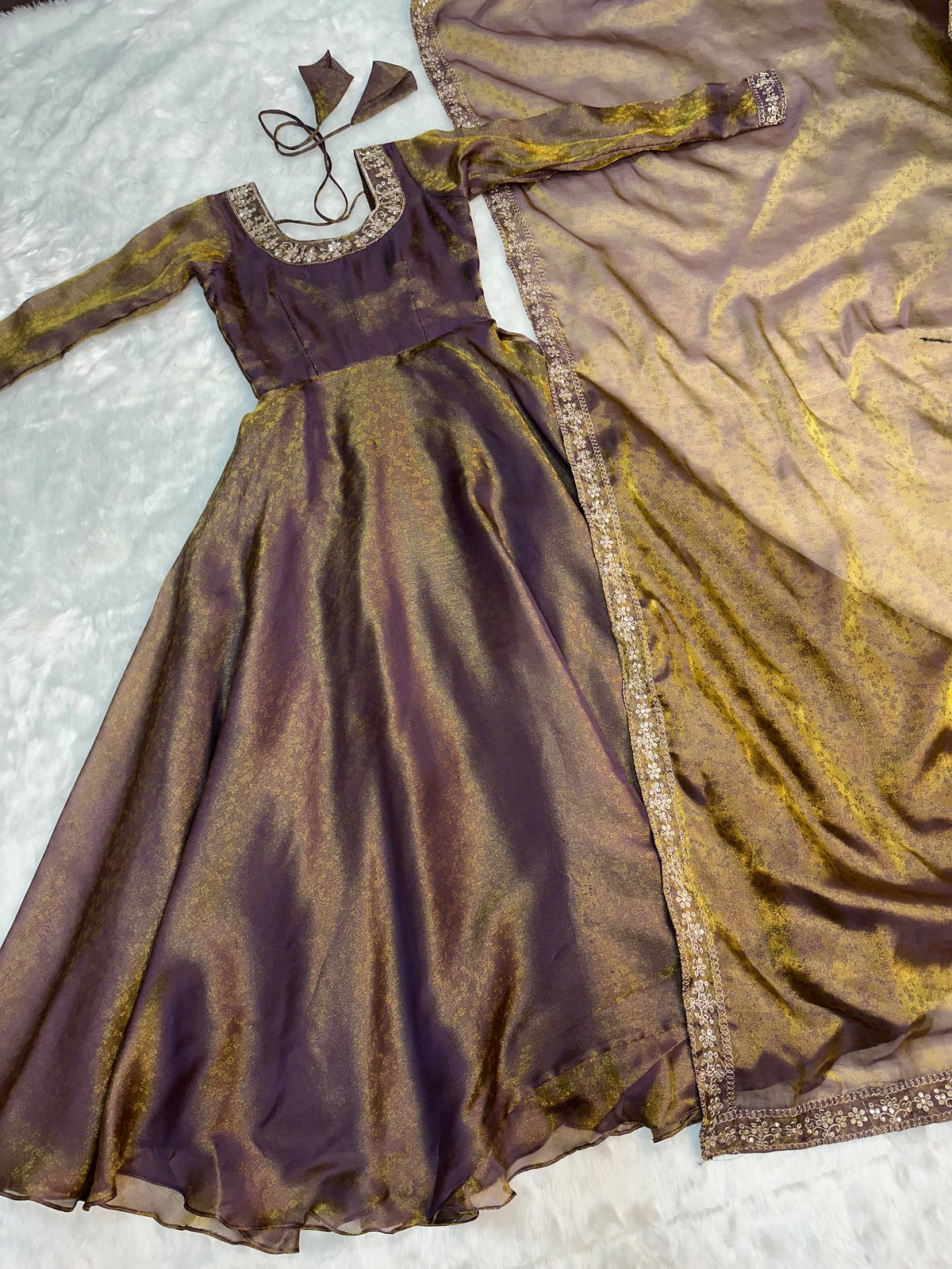 Fully stitched anarkali suit ✨