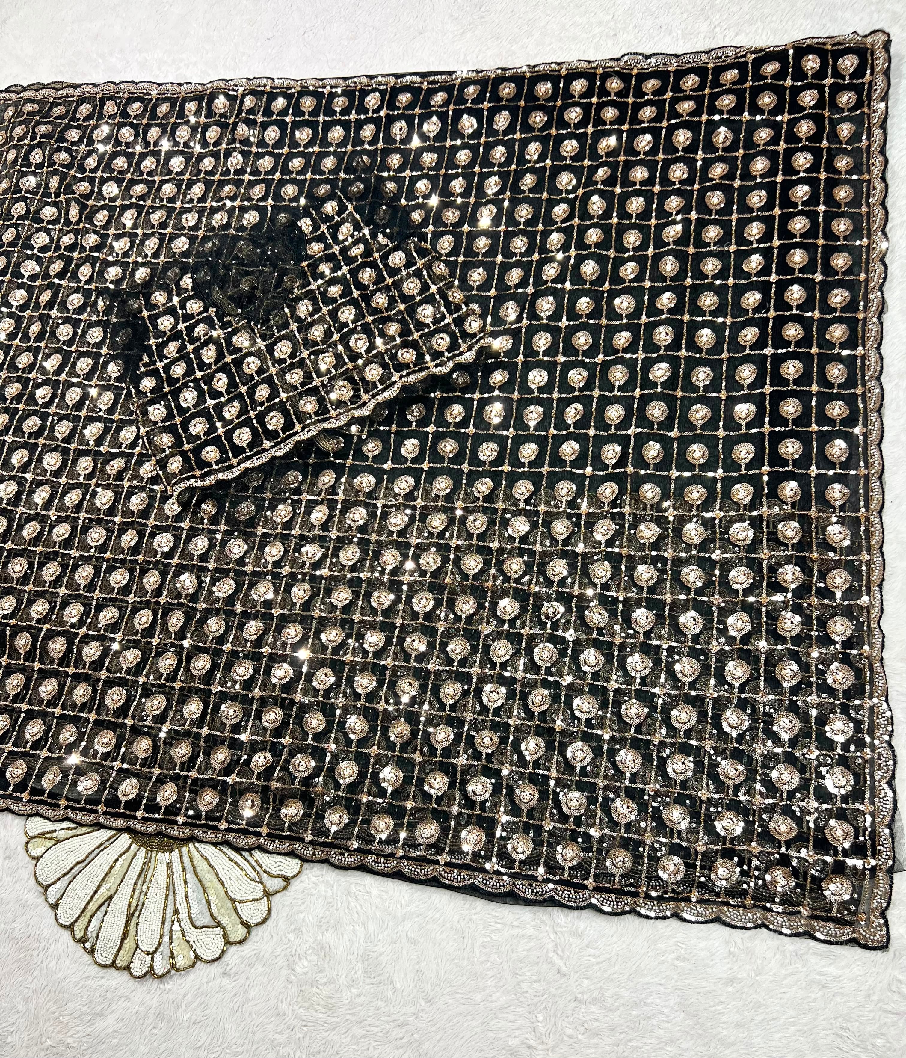 Bufferfly 🦋 net heavy designer saree ✨