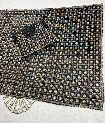 Bufferfly 🦋 net heavy designer saree ✨