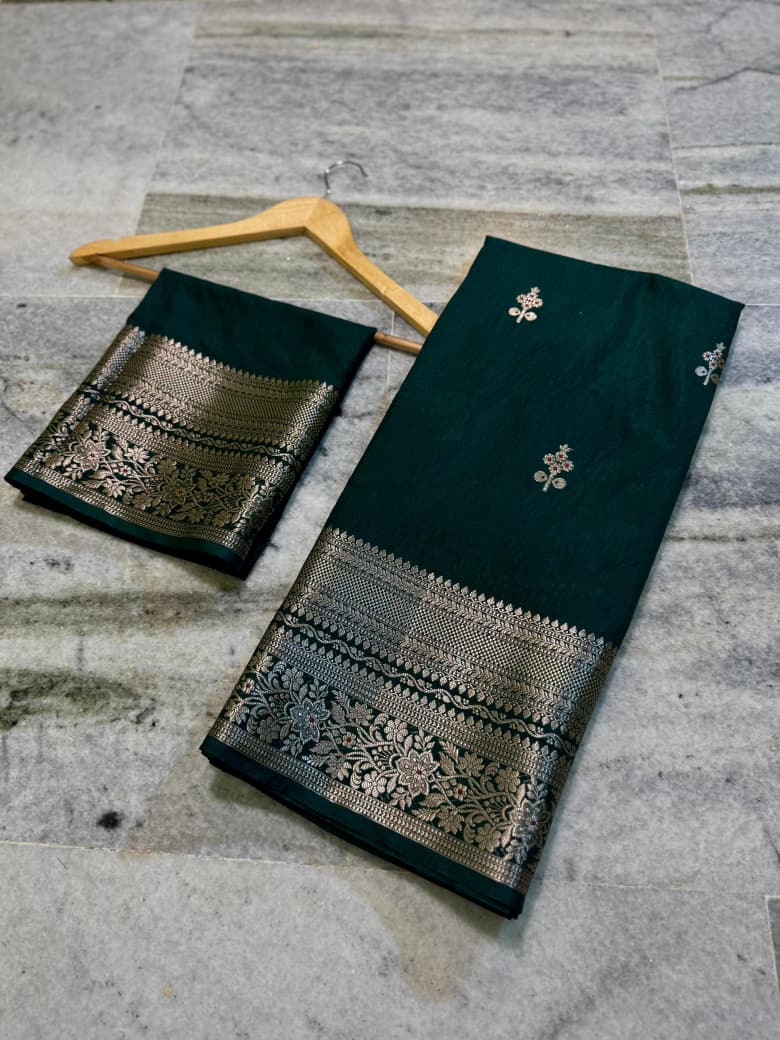 Banarasi katan silk sarees