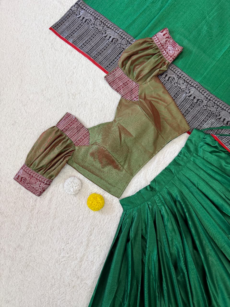 Bhagyalakshmi fully stitched lehenga set ✨