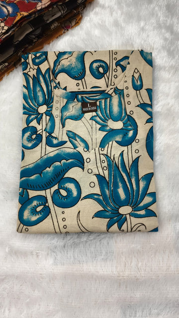 Pure kalamkari cotton kurti