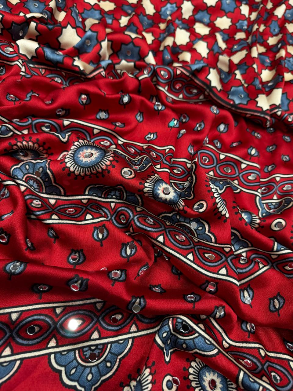 Pure satin silk saree
