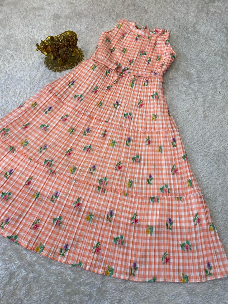 Stylish  Tiered Midi  dress👗
