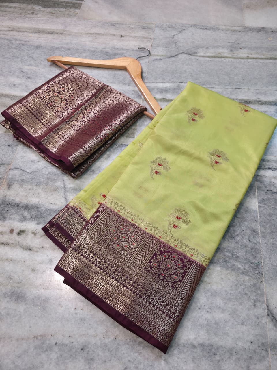 Benaresi katan pattu silk saree ✨