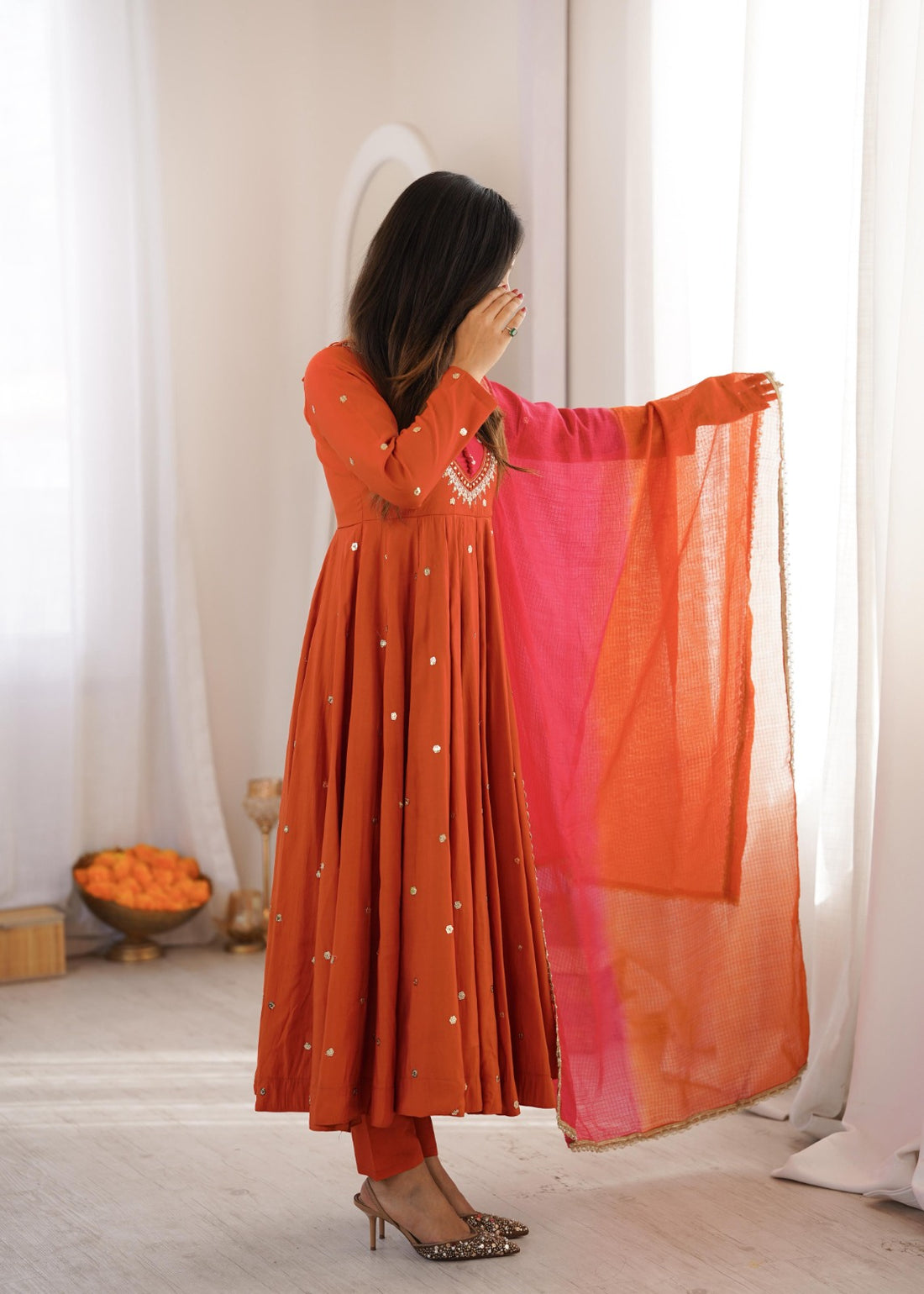 Party wear anarkali suit