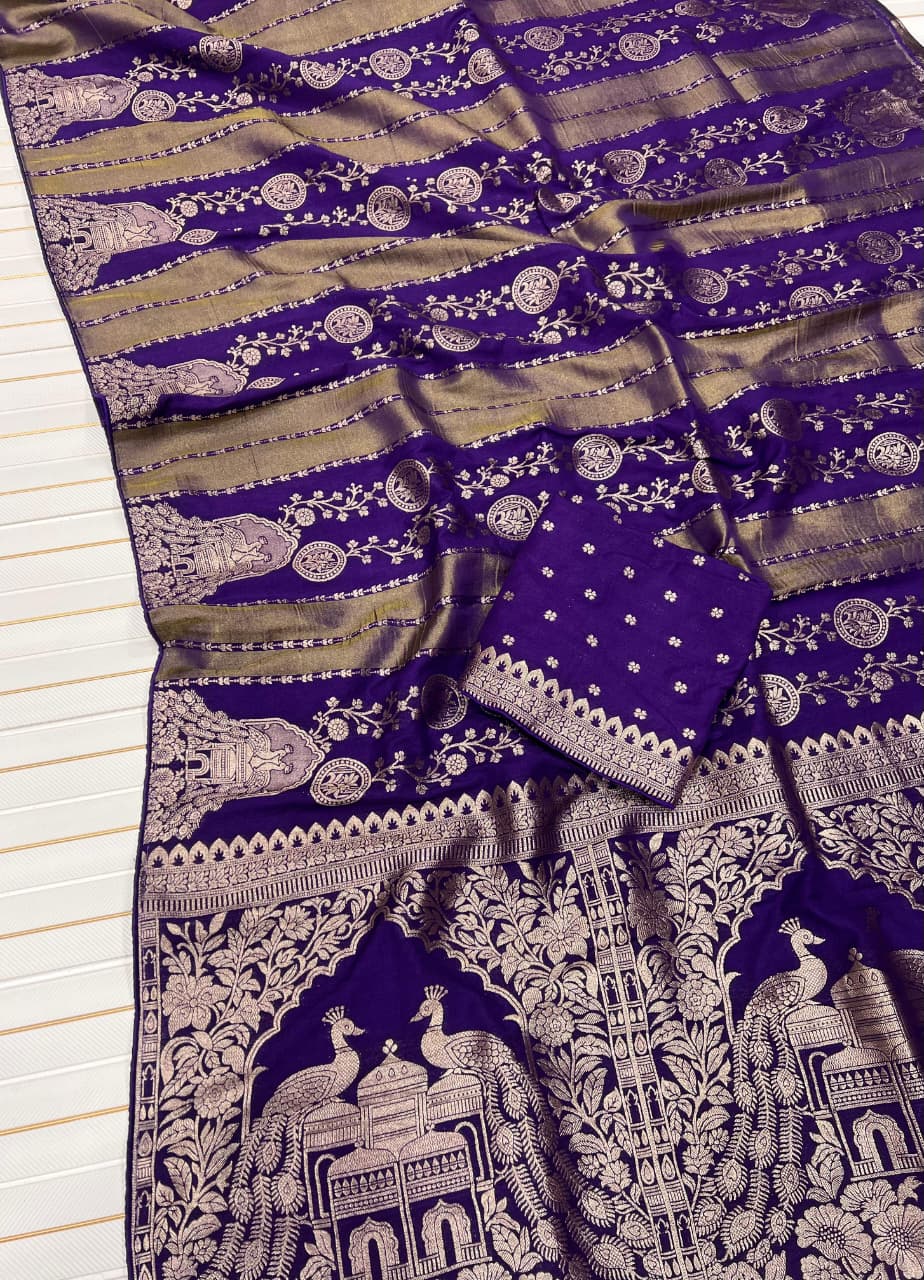 Chiniya Tisu silk saree