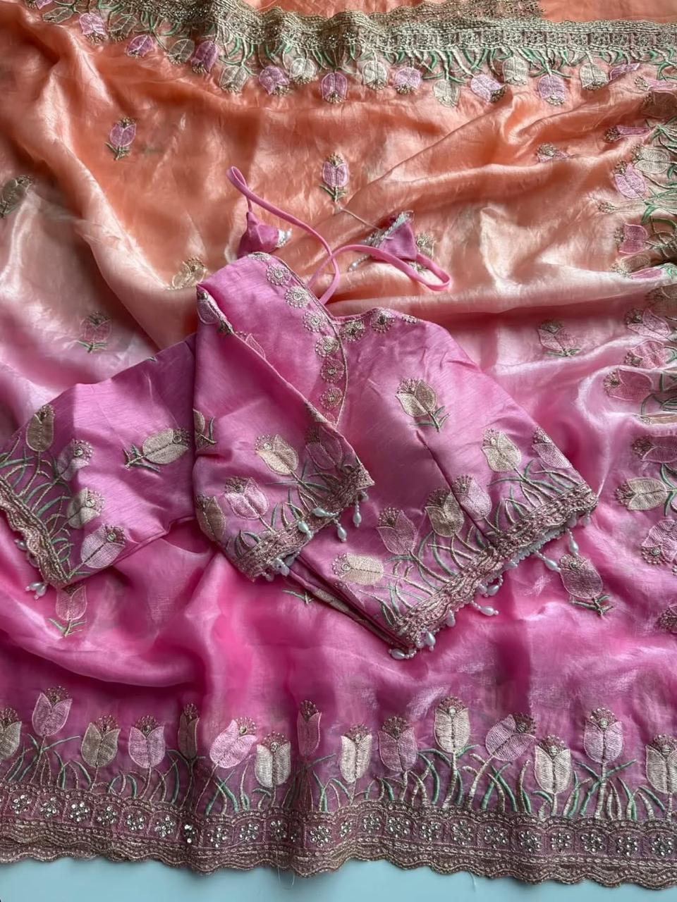 Very Soft and elegant Rich saree