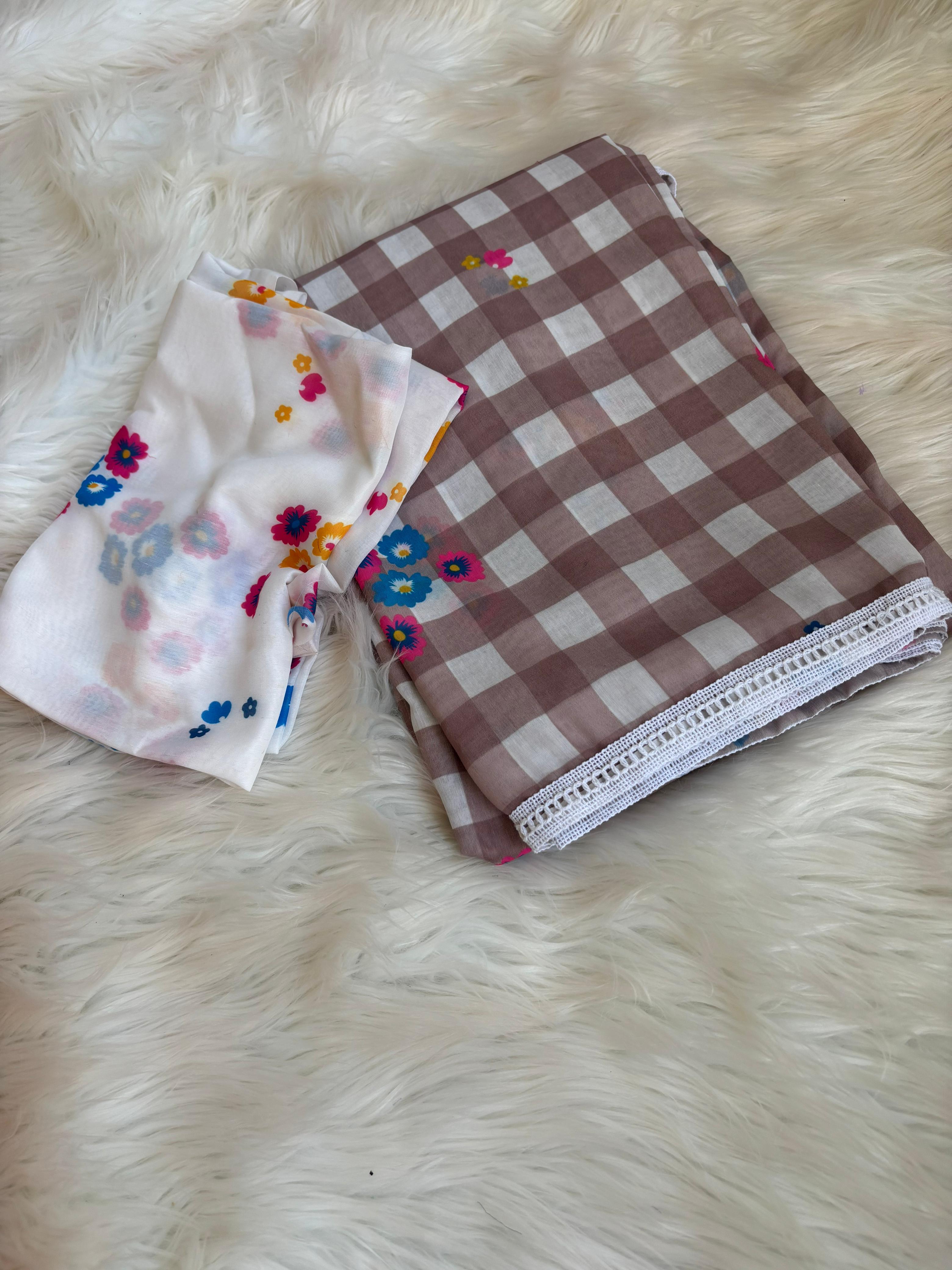 pure mal cotton saree