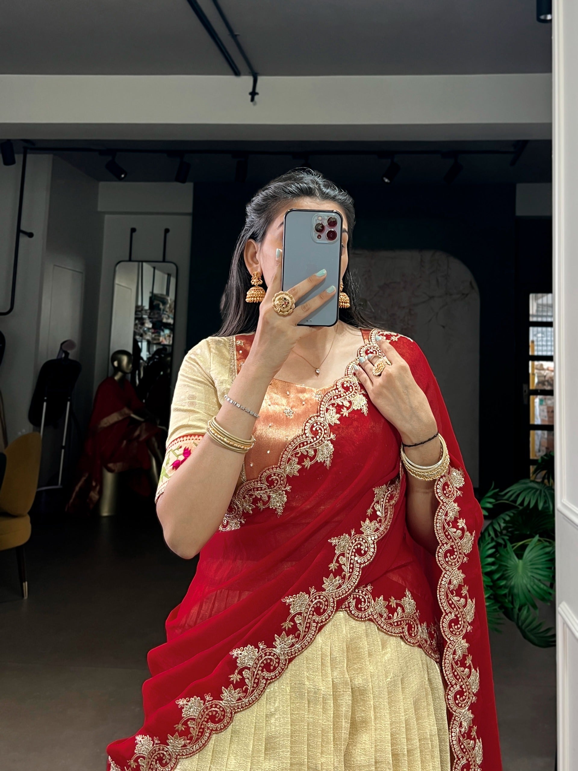 Paithani-inspires zari wearing lehenga set✨