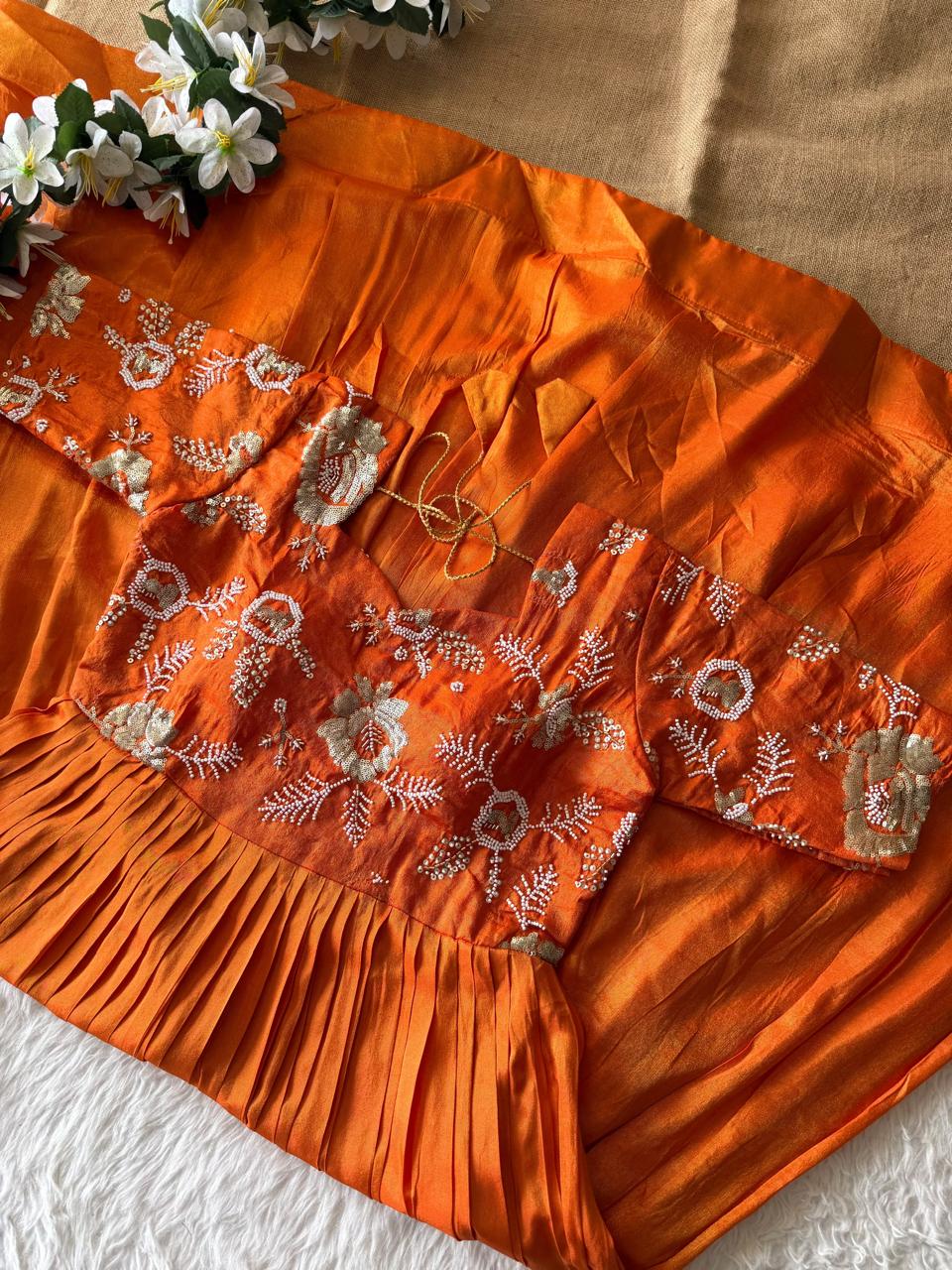Party wear maggam work gown ✨
