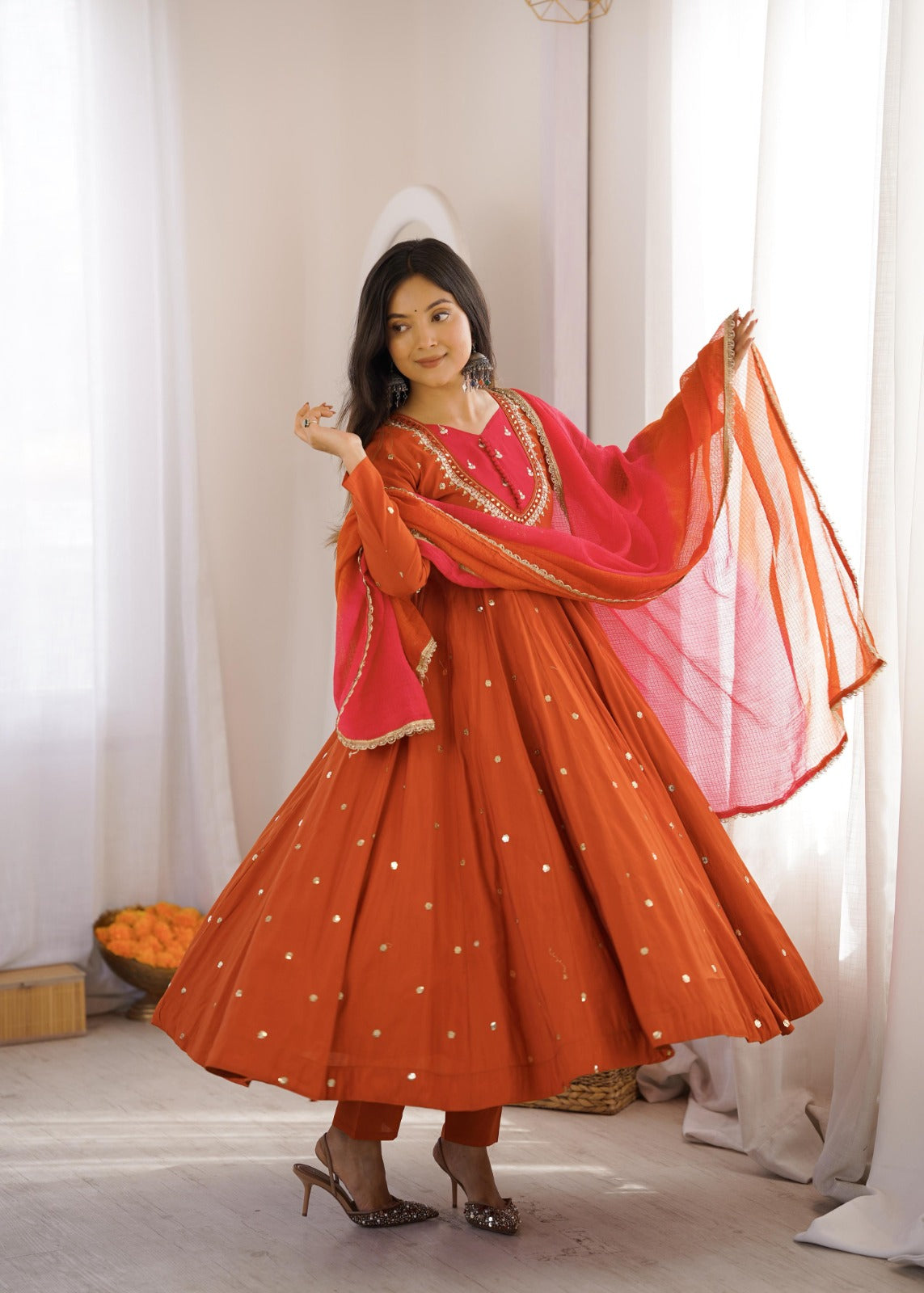 Party wear anarkali suit