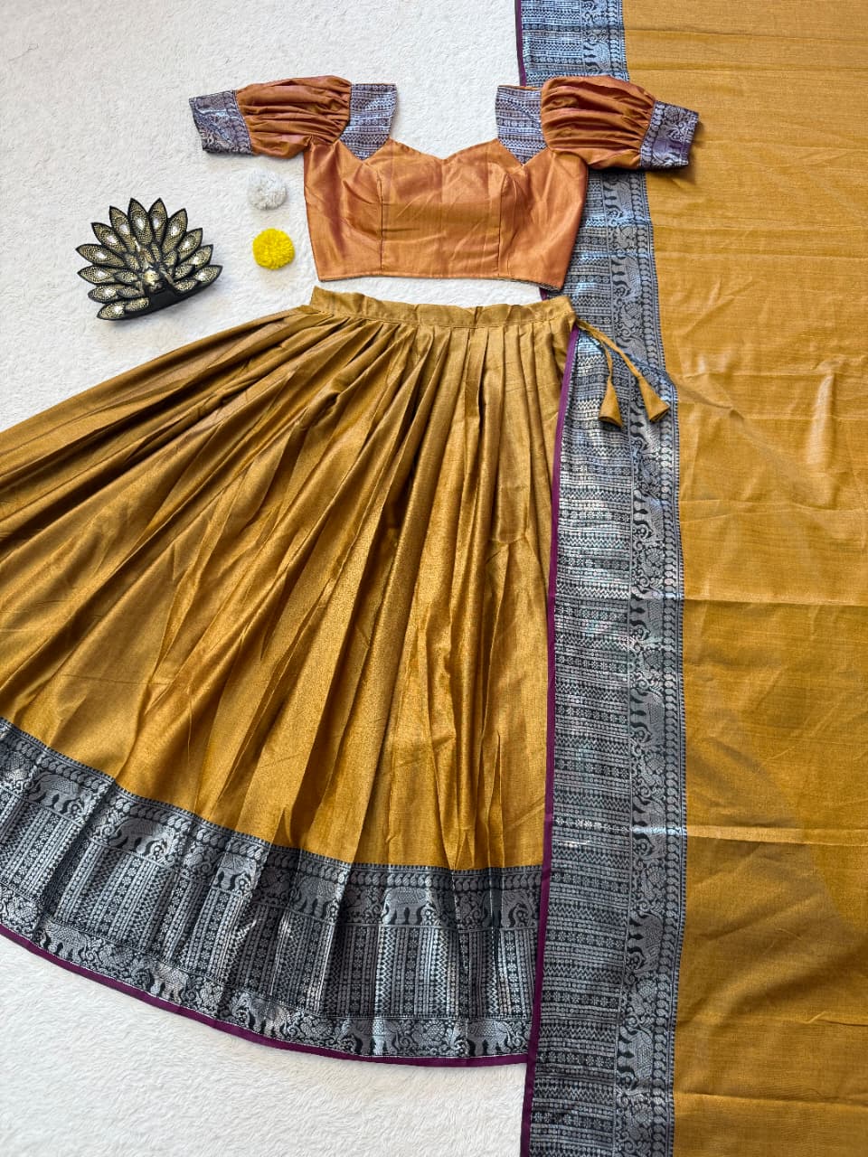 Bhagyalakshmi fully stitched lehenga set ✨