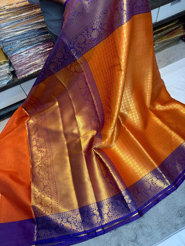 Benaresi soft katan silk saree