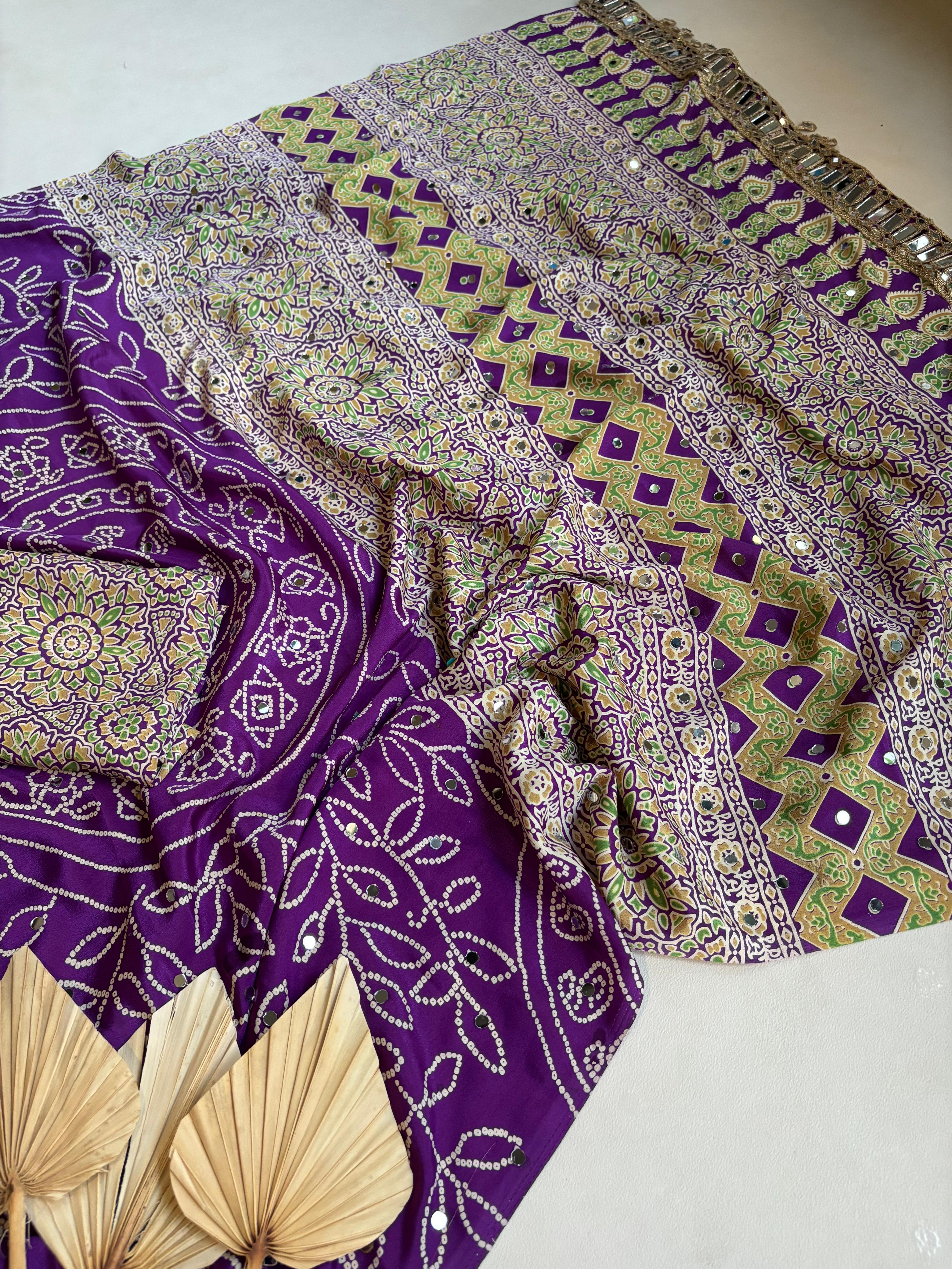 Pure satin silk saree