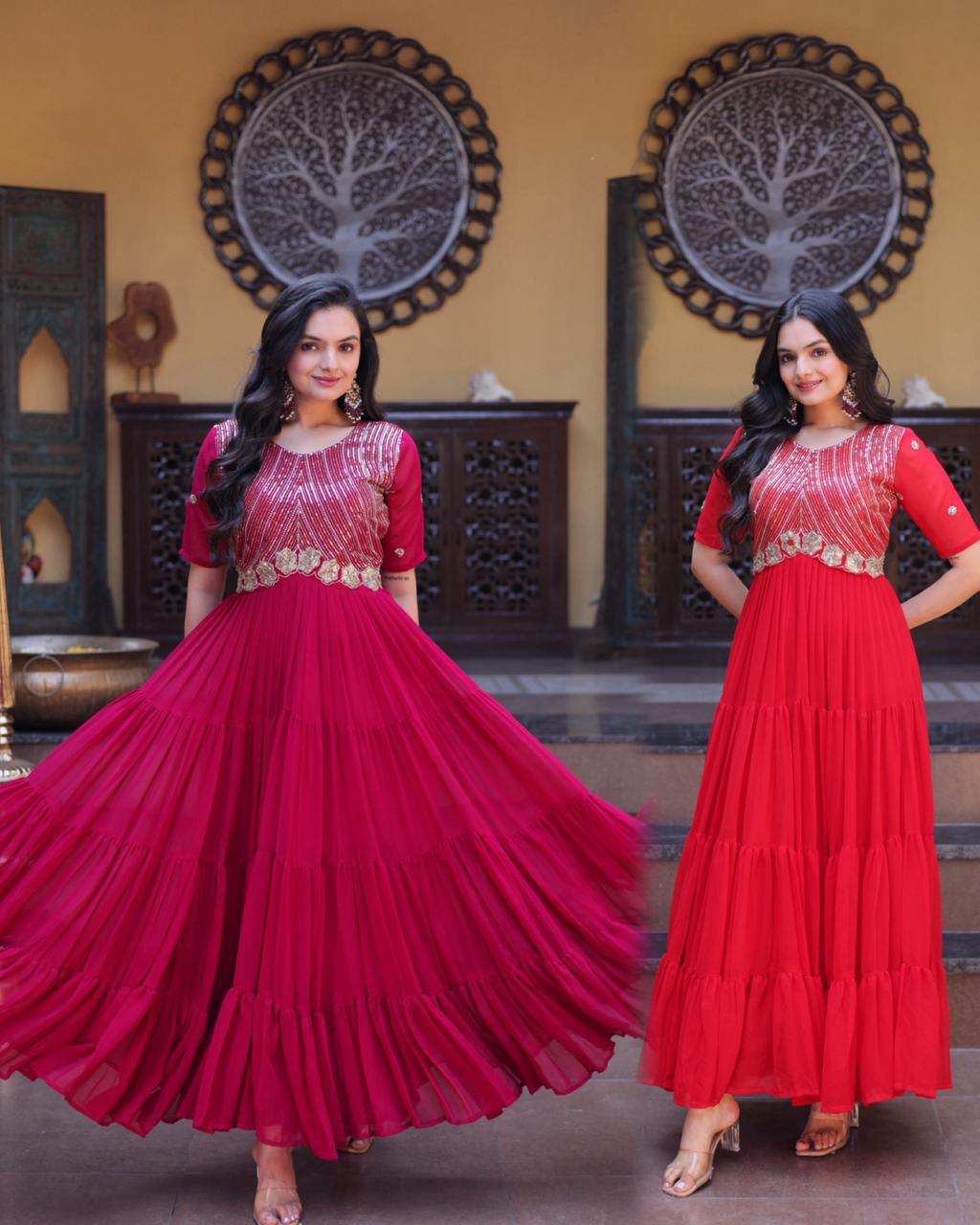 Ready made designer gown