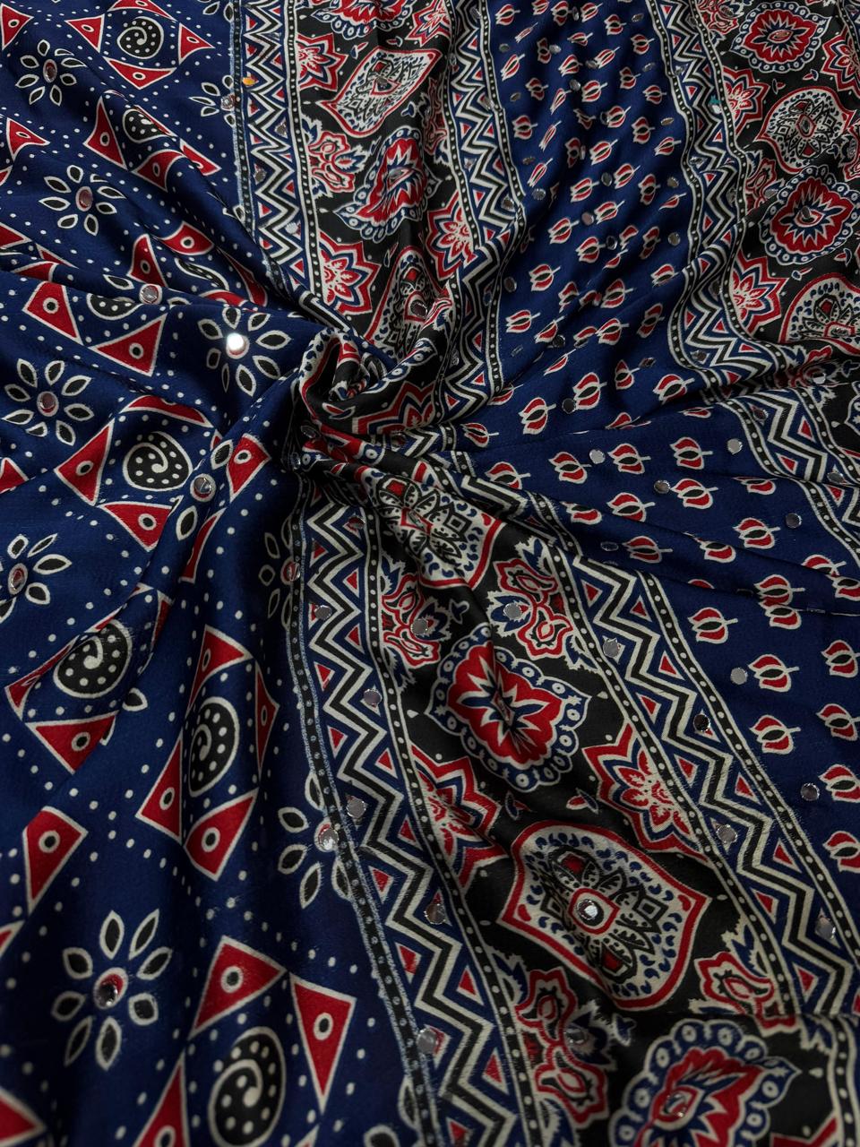 Pure satin silk saree
