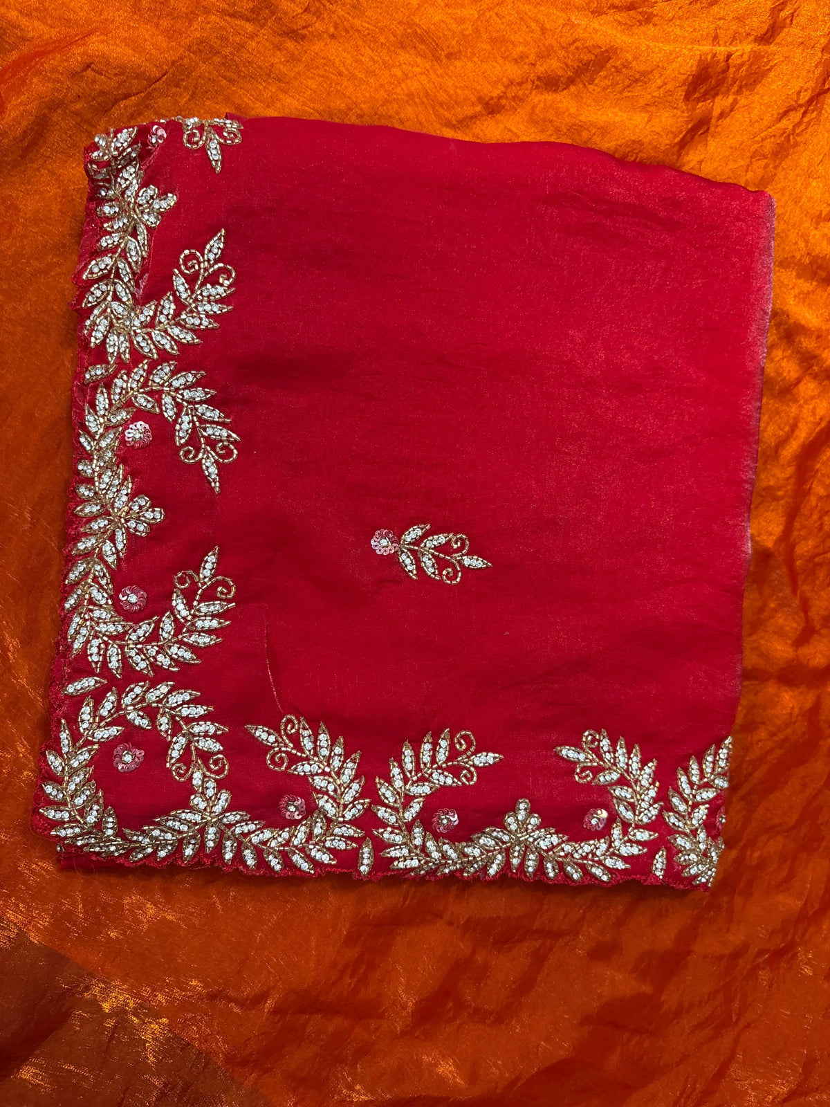 Space silk heavy designer saree ✨