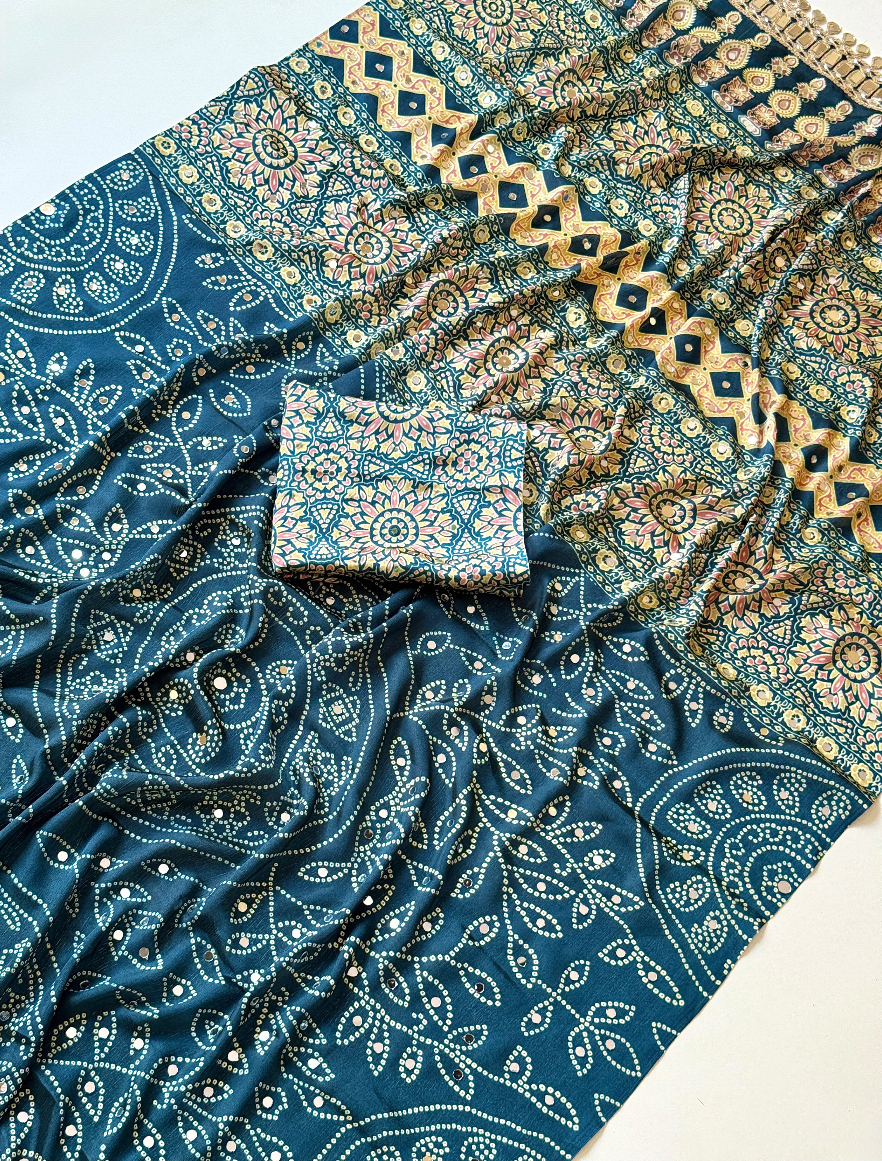 Pure satin silk saree