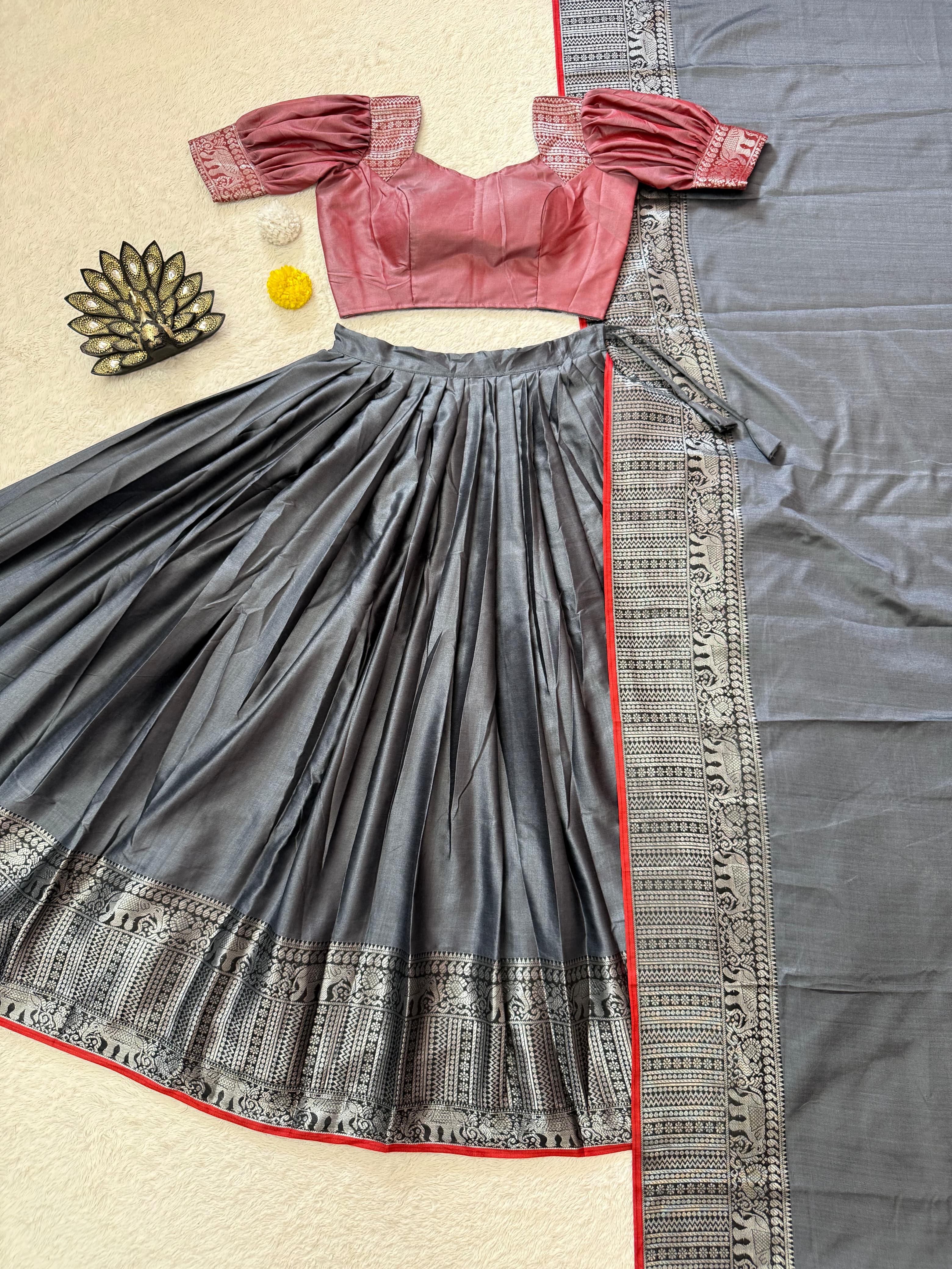 Bhagyalakshmi fully stitched lehenga set ✨