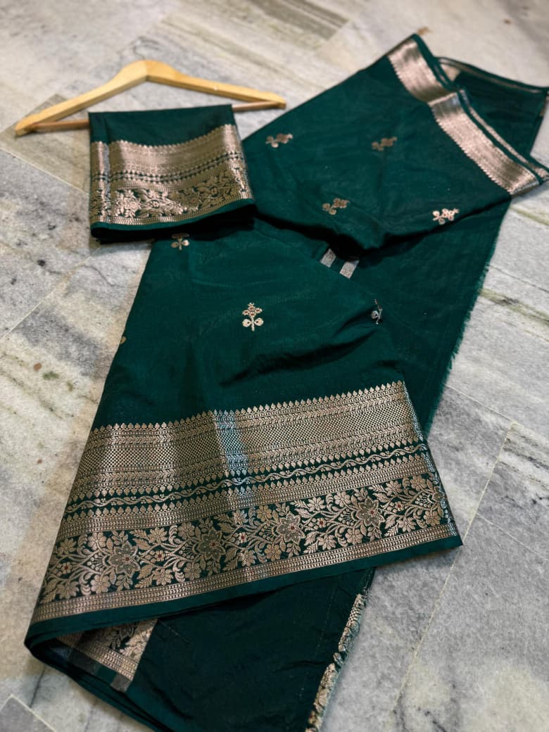 Banarasi katan silk sarees