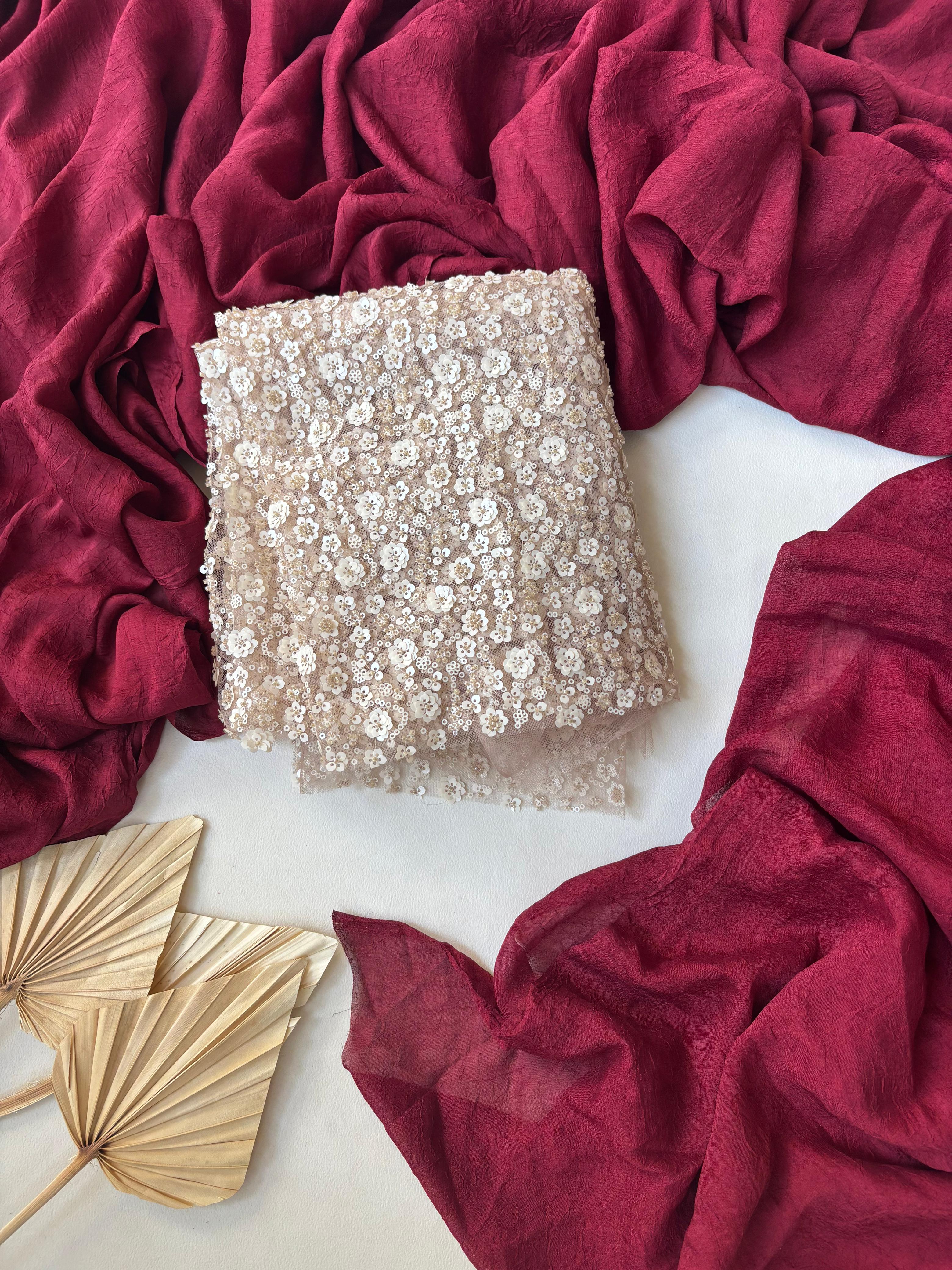 Exclusive designer crush saree✨
