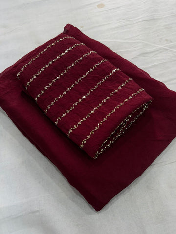 Crush saree