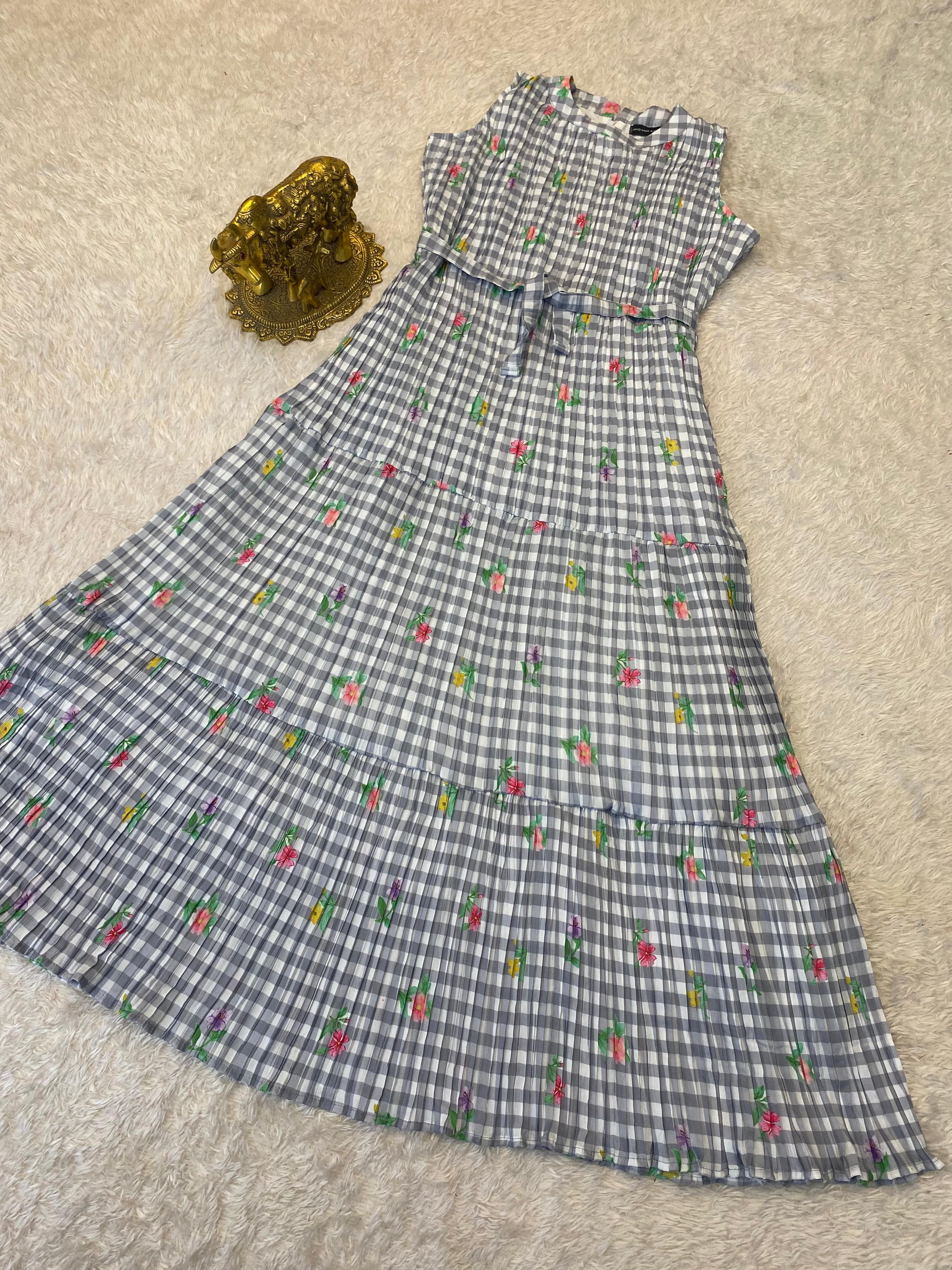 Stylish  Tiered Midi  dress👗