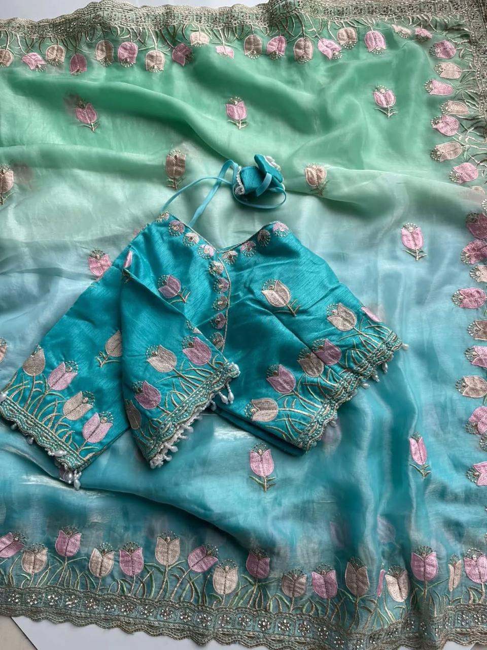 Very Soft and elegant Rich saree