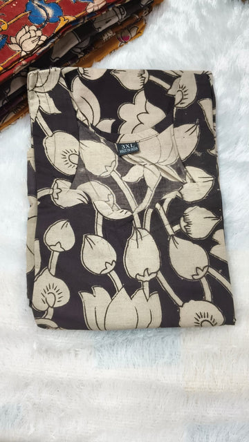 Pure kalamkari cotton kurti
