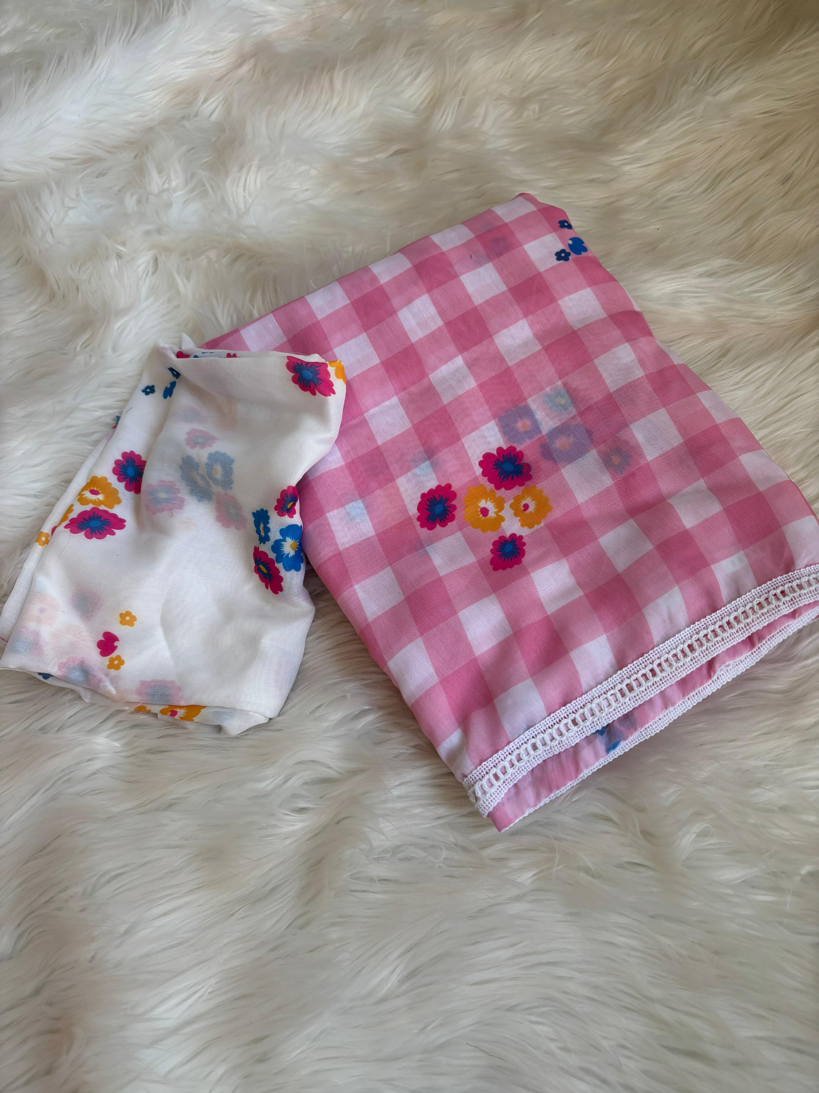 pure mal cotton saree