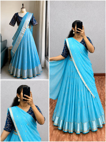 Viscose checks lehenga ✨