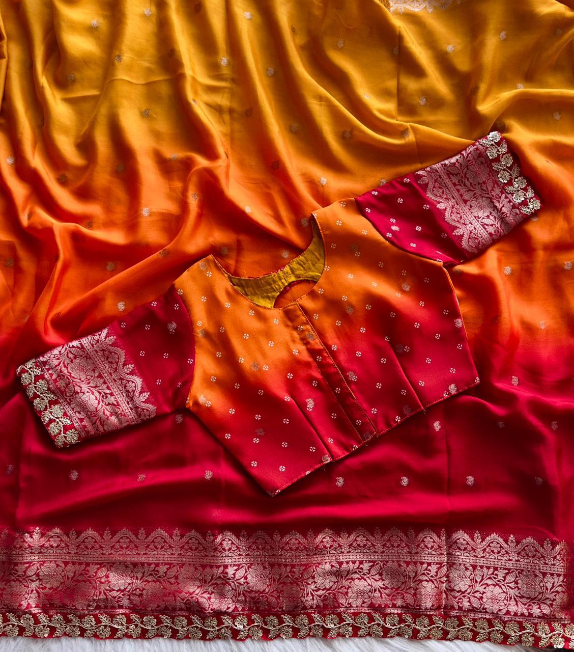HEAVY JEQARD BORDER SAREE