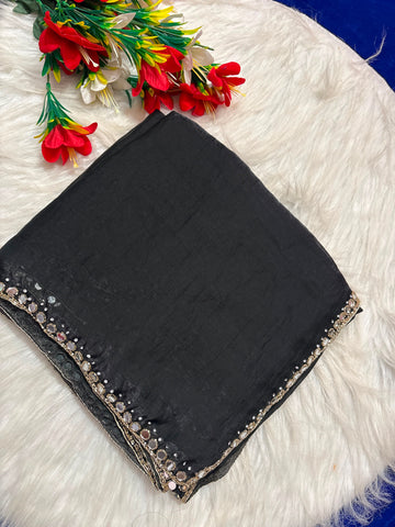 Neela mirror work sarees ✨