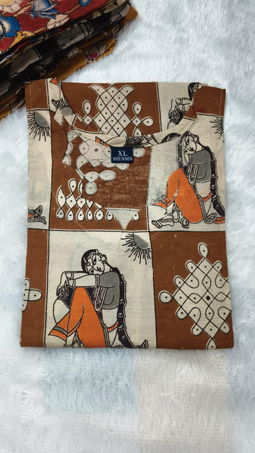 Pure kalamkari cotton
