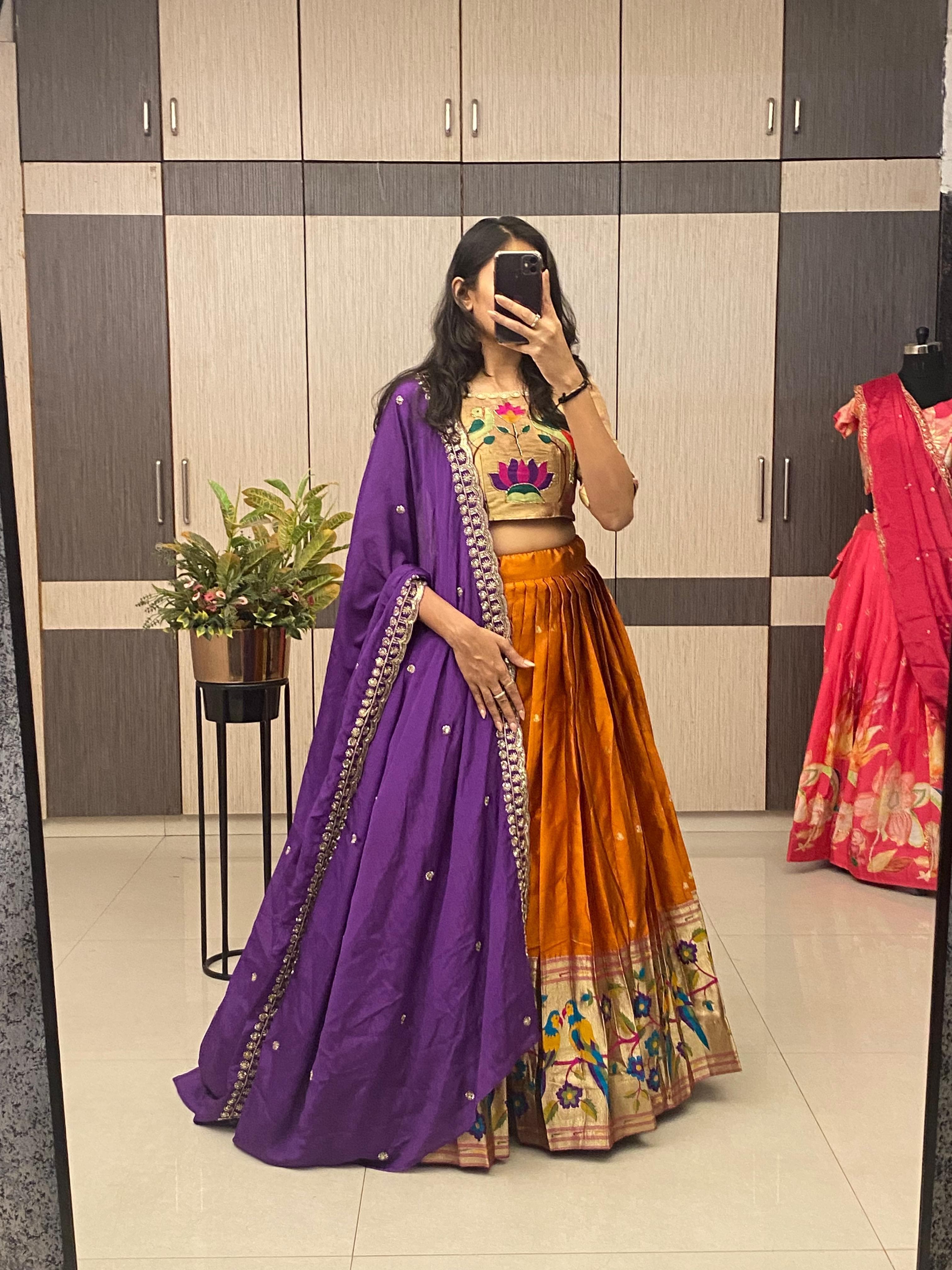 New Launching paithani lehanga