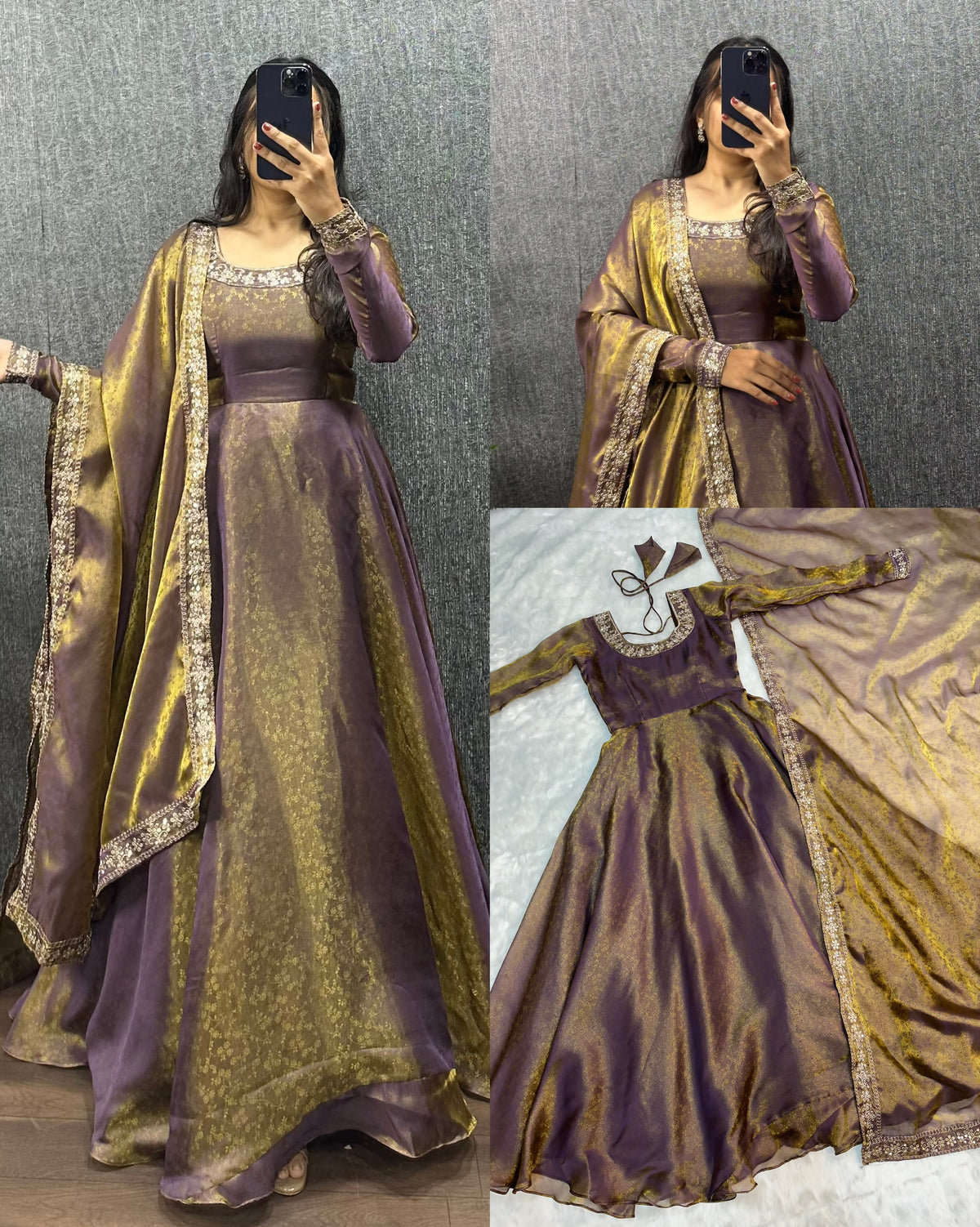 Fully stitched anarkali suit ✨