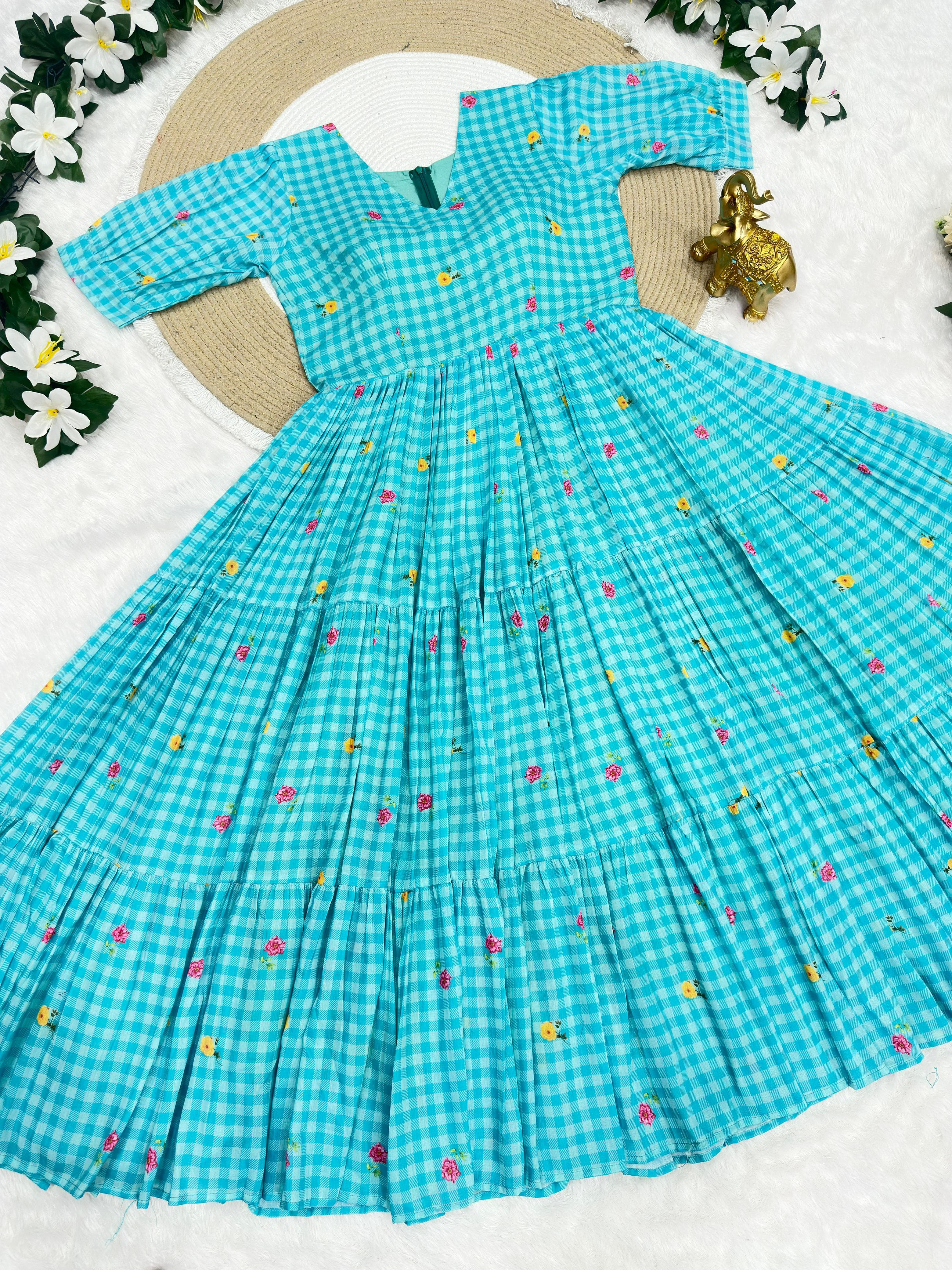 Mul Chanderi gowns