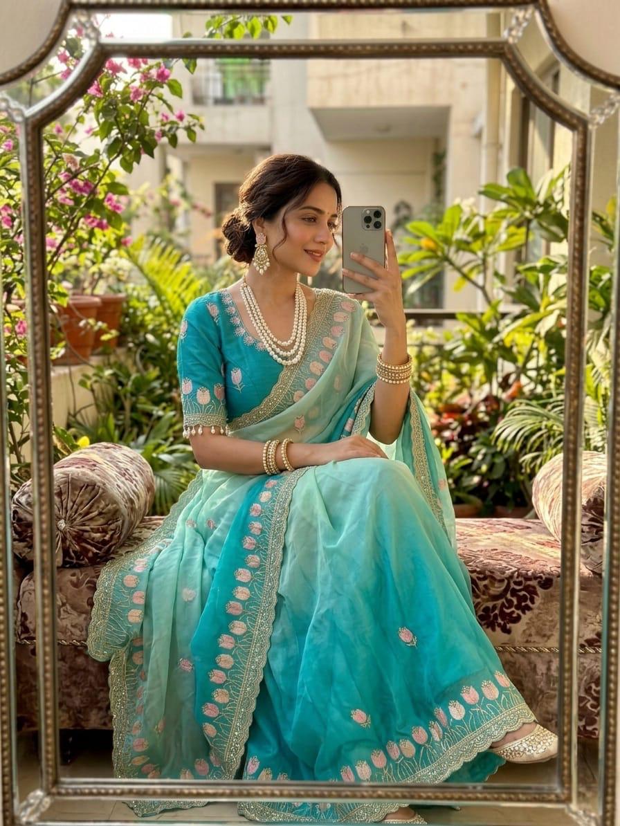 Very Soft and elegant Rich saree