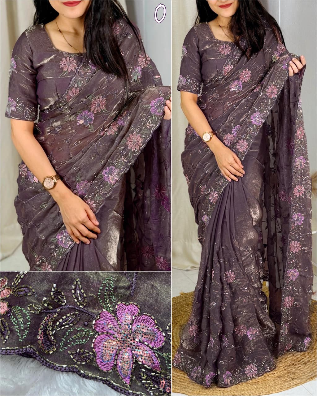 Party wear designer saree